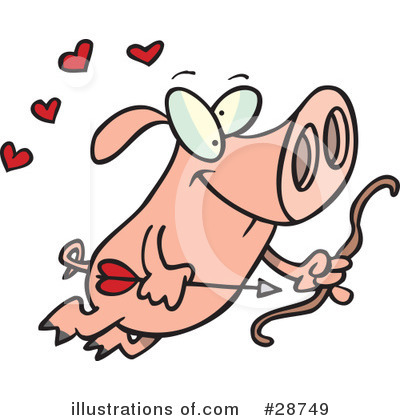 Royalty-Free (RF) Valentines Day Clipart Illustration by toonaday - Stock Sample #28749