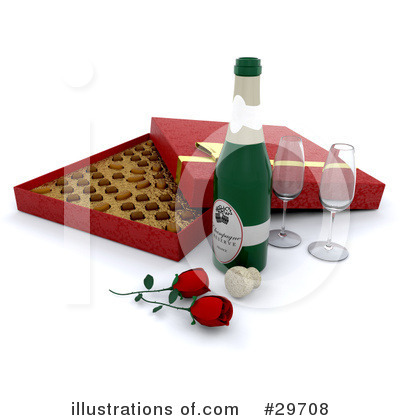 Royalty-Free (RF) Valentines Day Clipart Illustration by KJ Pargeter - Stock Sample #29708