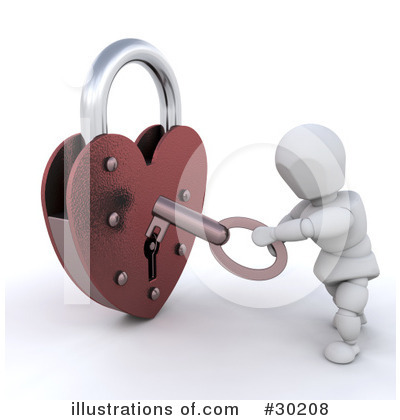 Royalty-Free (RF) Valentines Day Clipart Illustration by KJ Pargeter - Stock Sample #30208