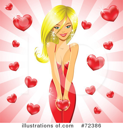 Royalty-Free (RF) Valentines Day Clipart Illustration by cidepix - Stock Sample #72386