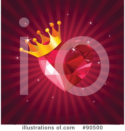 Ruby Heart Clipart #90500 by Pushkin