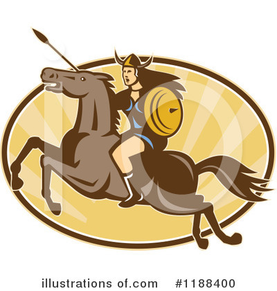 Royalty-Free (RF) Valkyrie Clipart Illustration by patrimonio - Stock Sample #1188400