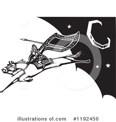 Royalty-Free (RF) Valkyrie Clipart Illustration by xunantunich - Stock Sample #1192450