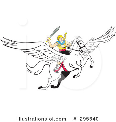 Royalty-Free (RF) Valkyrie Clipart Illustration by patrimonio - Stock Sample #1295640