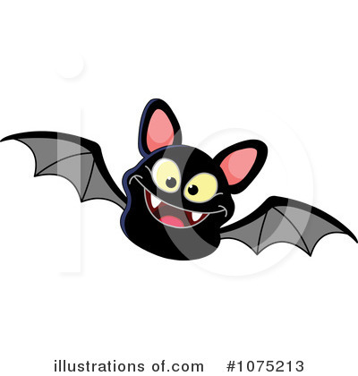 Flying Bat Clipart #1075213 by yayayoyo