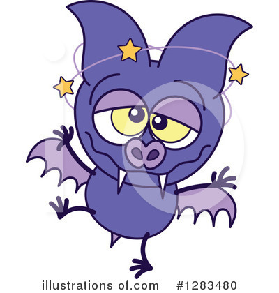 Royalty-Free (RF) Vampire Bat Clipart Illustration by Zooco - Stock Sample #1283480
