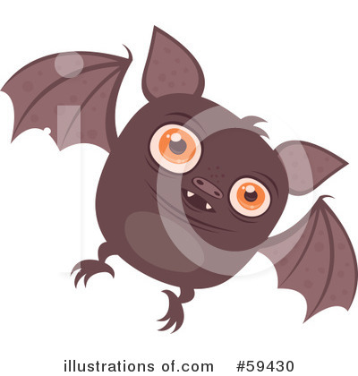 Bat Clipart #59430 by John Schwegel