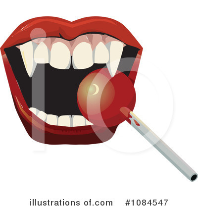 Fangs Clipart #1084547 by Dennis Holmes Designs