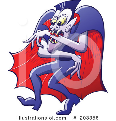 Royalty-Free (RF) Vampire Clipart Illustration by Zooco - Stock Sample #1203356