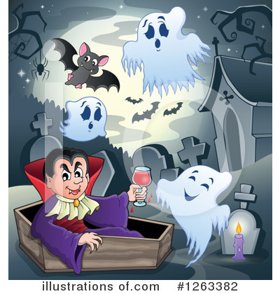 Royalty-Free (RF) Vampire Clipart Illustration by visekart - Stock Sample #1263382