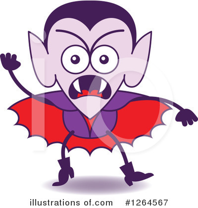 Royalty-Free (RF) Vampire Clipart Illustration by Zooco - Stock Sample #1264567