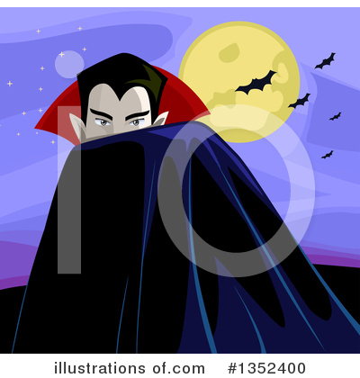 Vampire Bat Clipart #1352400 by BNP Design Studio
