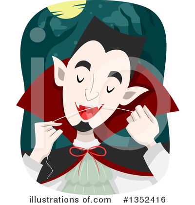 Royalty-Free (RF) Vampire Clipart Illustration by BNP Design Studio - Stock Sample #1352416