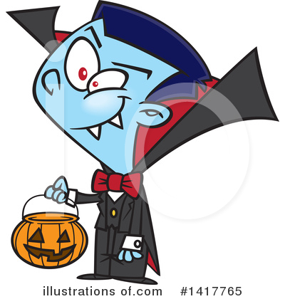 Trick Or Treating Clipart #1417765 by toonaday