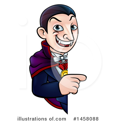 Royalty-Free (RF) Vampire Clipart Illustration by AtStockIllustration - Stock Sample #1458088
