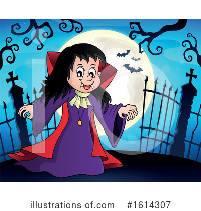 Royalty-Free (RF) Vampire Clipart Illustration by visekart - Stock Sample #1614307