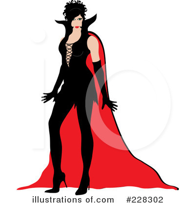 Royalty-Free (RF) Vampire Clipart Illustration by Pams Clipart - Stock Sample #228302