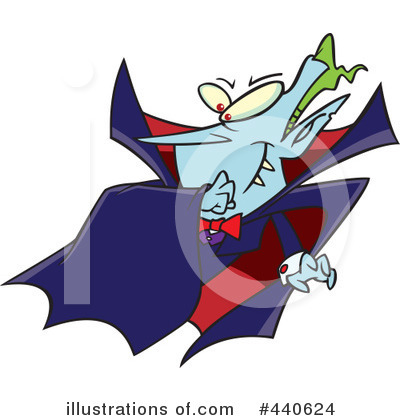 Royalty-Free (RF) Vampire Clipart Illustration by toonaday - Stock Sample #440624