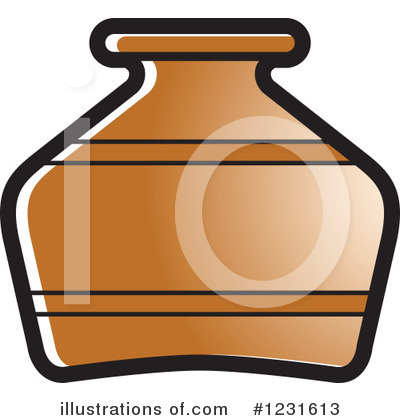 Vase Clipart #1231613 by Lal Perera