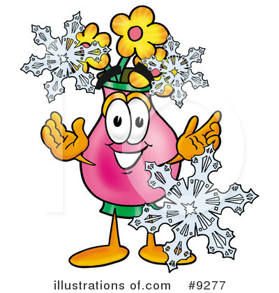 Vase Of Flowers Clipart #9277 by Mascot Junction