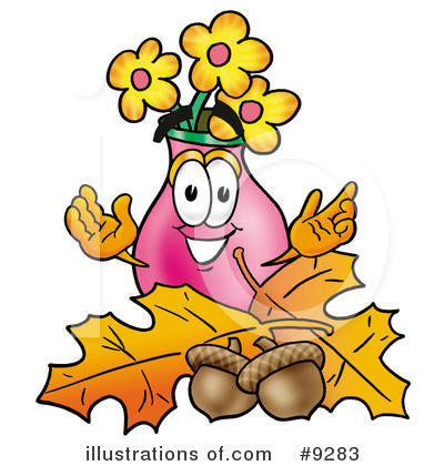 Vase Of Flowers Clipart #9283 by Mascot Junction