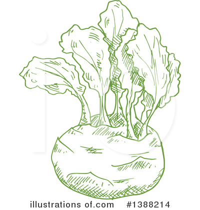Royalty-Free (RF) Vegetable Clipart Illustration by Vector Tradition SM - Stock Sample #1388214
