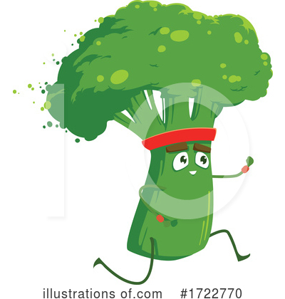 Broccoli Clipart #1722770 by Vector Tradition SM