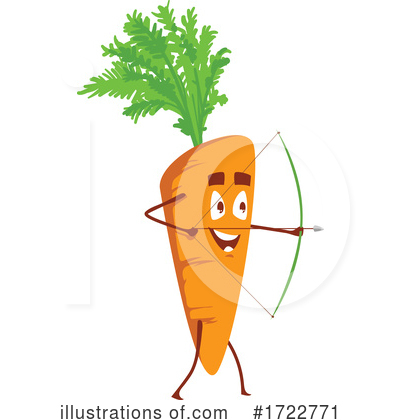 Carrot Clipart #1722771 by Vector Tradition SM