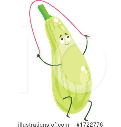 Zucchini Clipart #1722776 by Vector Tradition SM