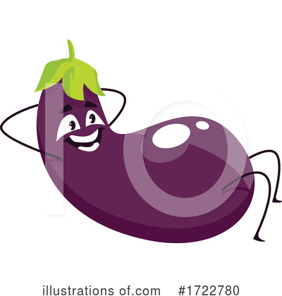 Eggplant Clipart #1722780 by Vector Tradition SM