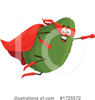 Avocado Clipart #1725572 by Vector Tradition SM