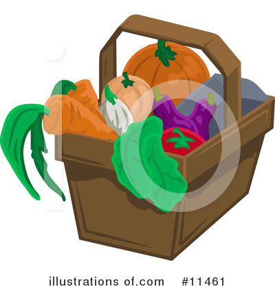 Vegetables Clipart #11461 by AtStockIllustration