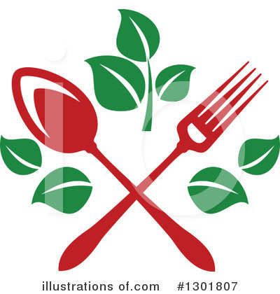 Royalty-Free (RF) Vegetarian Clipart Illustration by Vector Tradition SM - Stock Sample #1301807