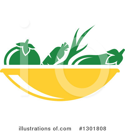Vegetables Clipart #1301808 by Vector Tradition SM