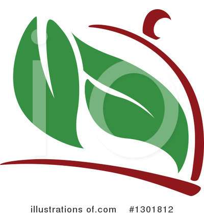 Royalty-Free (RF) Vegetarian Clipart Illustration by Vector Tradition SM - Stock Sample #1301812