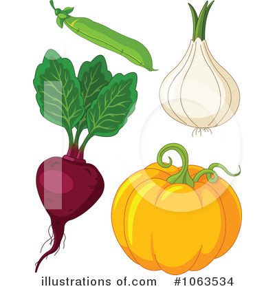 Royalty-Free (RF) Veggies Clipart Illustration by Pushkin - Stock Sample #1063534
