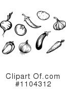 Veggies Clipart #1104312 by Vector Tradition SM