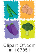 Veggies Clipart #1187851 by Maria Bell