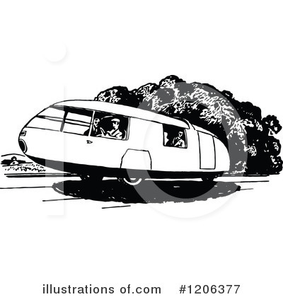 Royalty-Free (RF) Vehicle Clipart Illustration by Prawny Vintage - Stock Sample #1206377