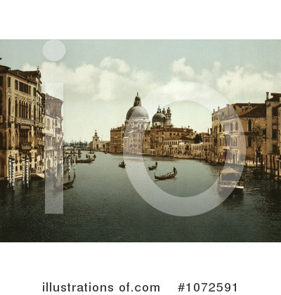 Royalty-Free (RF) Venice Clipart Illustration by JVPD - Stock Sample #1072591