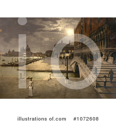 Royalty-Free (RF) Venice Clipart Illustration by JVPD - Stock Sample #1072608