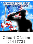 Veterans Day Clipart #1417728 by AtStockIllustration