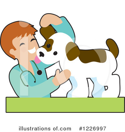 Royalty-Free (RF) Veterinarian Clipart Illustration by Maria Bell - Stock Sample #1226997