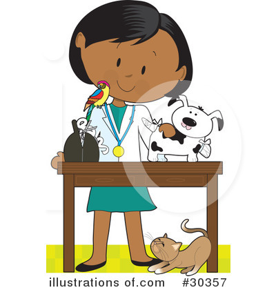Veterinarian Clipart #30357 by Maria Bell