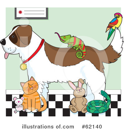 Royalty-Free (RF) Veterinary Clipart Illustration by Maria Bell - Stock Sample #62140
