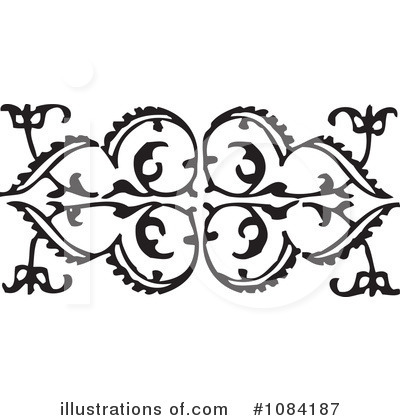 Royalty-Free (RF) Victorian Design Elements Clipart Illustration by BestVector - Stock Sample #1084187