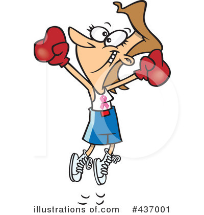 Royalty-Free (RF) Victorious Clipart Illustration by toonaday - Stock Sample #437001