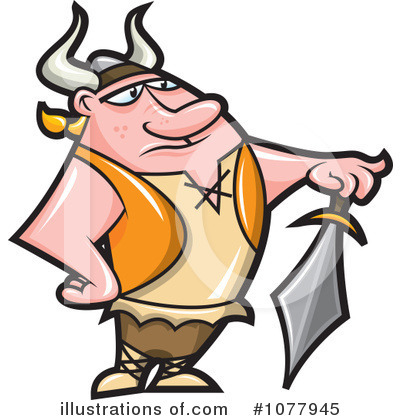 Royalty-Free (RF) Viking Clipart Illustration by jtoons - Stock Sample #1077945