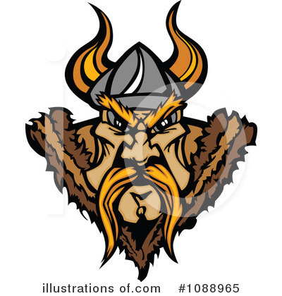 Royalty-Free (RF) Viking Clipart Illustration by Chromaco - Stock Sample #1088965