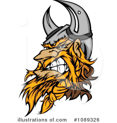 Royalty-Free (RF) Viking Clipart Illustration by Chromaco - Stock Sample #1089326